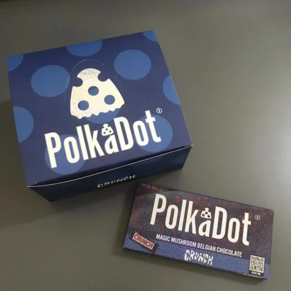 Buy PolkaDot Crunch Magic Mushroom Belgian Chocolate Bar