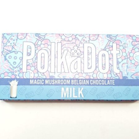 PolkaDot Milk Couverture Mushroom Belgian Chocolate Bar